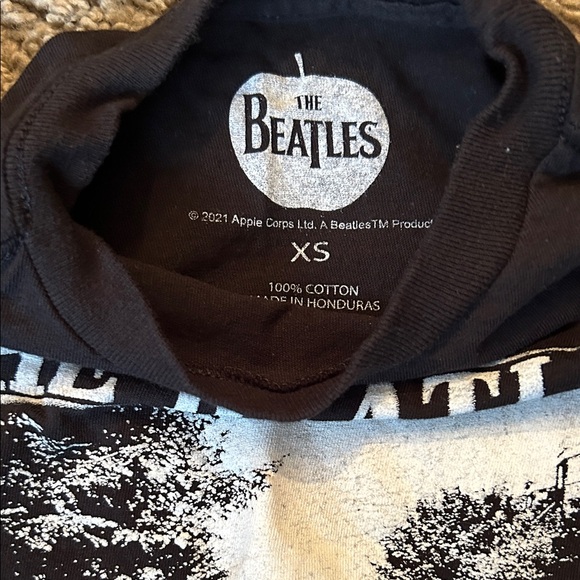 The Beatles Black Abbey Road Kids Tee - Picture 2 of 2